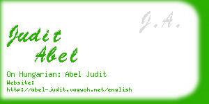 judit abel business card